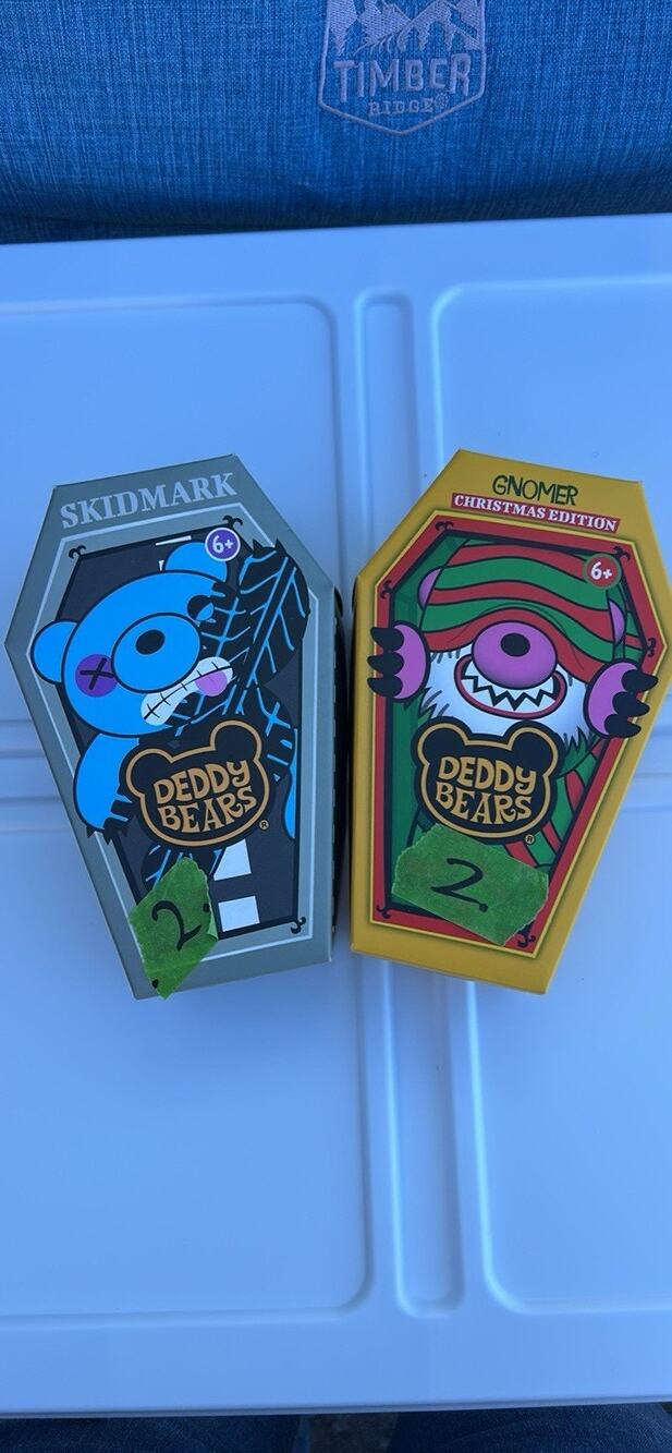 Deddy Bears Collectible Plush Toy Set in Coffin Boxes